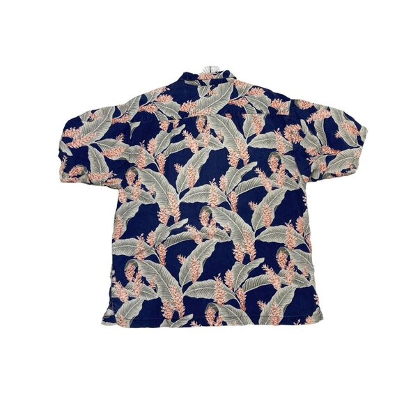 *Tommy Bahama Mens Shirt Size L Tropical Hawaiian Rayon Button Front Short Slv - Picture 3 of 8